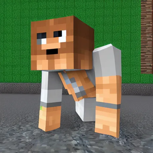 Image similar to minecraft gorilla