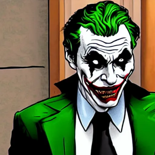 Prompt: The Joker on Murder Trial