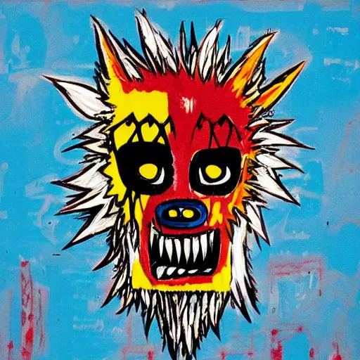 Image similar to fenrir basquiat