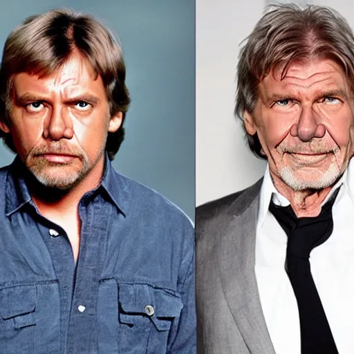 Image similar to mark hamill mixed with harrison ford