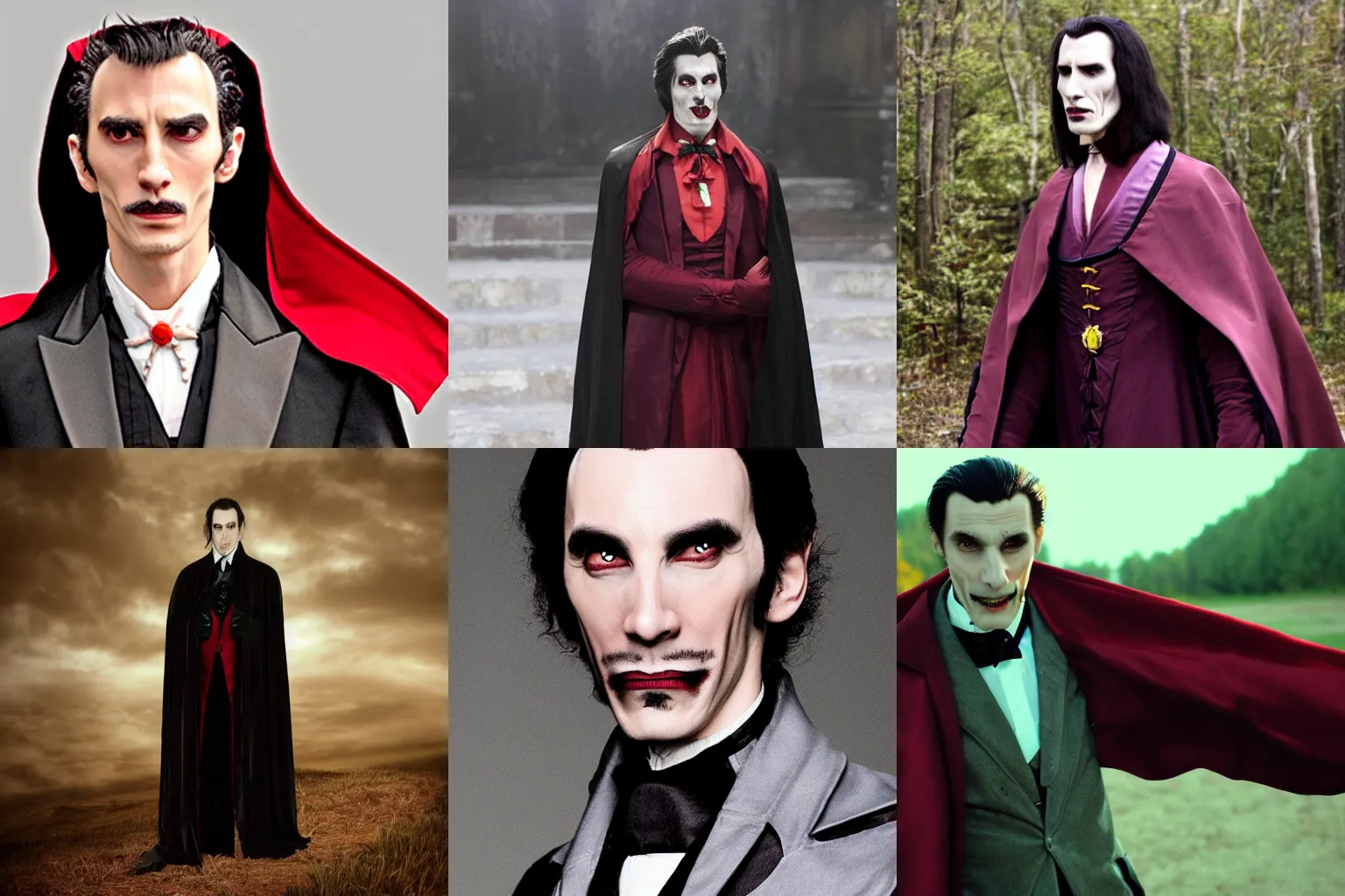 Prompt: nicolas lutz as dracula