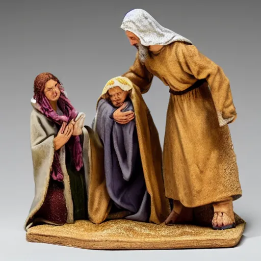 Image similar to among us nativity scene