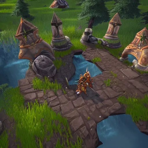 Prompt: World of Warcraft but made with Unreal Engine 5