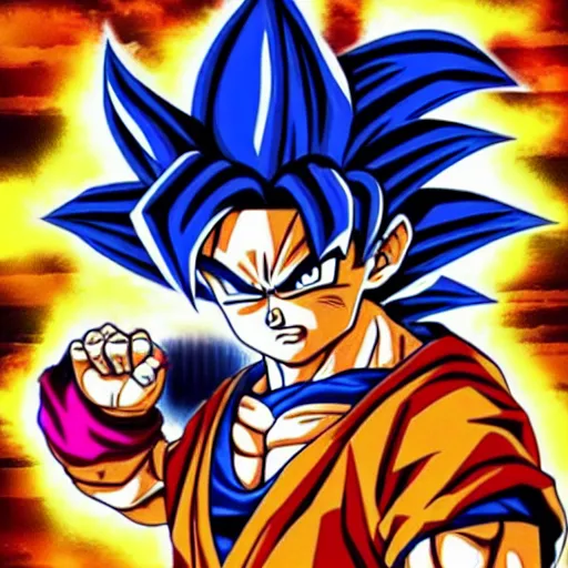 Image similar to thug Goku