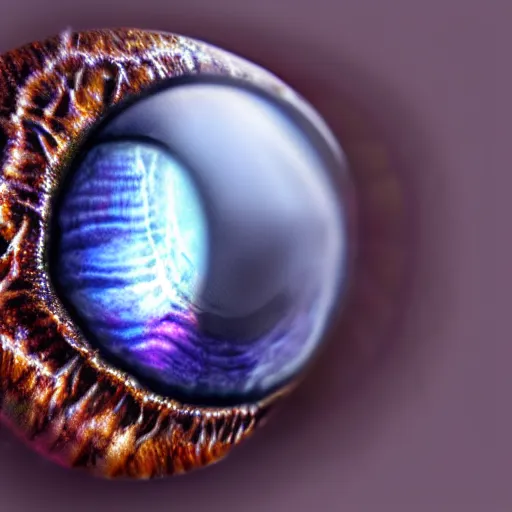 Prompt: photorealistic dragon eye