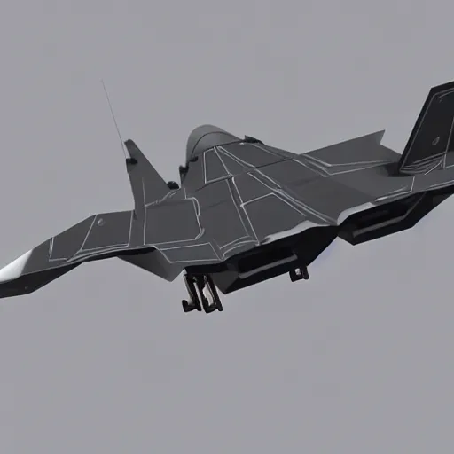 Image similar to a mechanized bird with wings spread out, gunmetal grey, very symmetrical, orthographic view, top down view, bottom view, side view, blueprints, mecha, lockheed martin f - 3 5 lightning ii, fighter jet, cybernetic, robotic, highly detailed, artstation, autodesk maya, super realistic, unreal engine