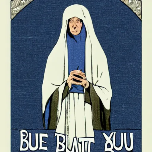 Image similar to blue nun, clutch yo - yo, trans rights