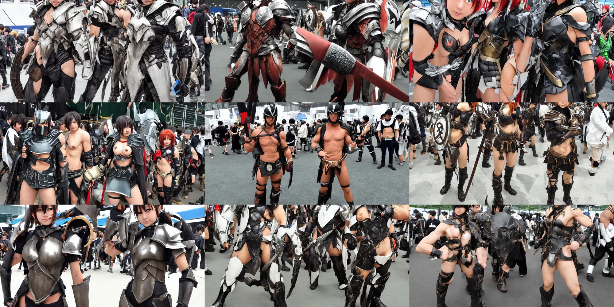 Prompt: 3 0 0 spartan in comiket