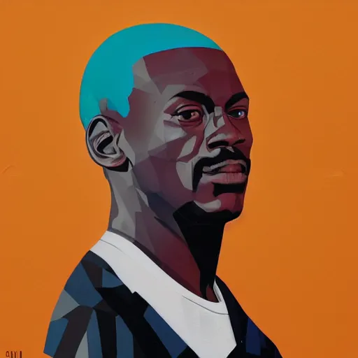 Prompt: MIchael Jordan profile picture by Sachin Teng, asymmetrical, Organic Painting , Matte Painting, geometric shapes, hard edges, graffiti, street art:2 by Sachin Teng:4