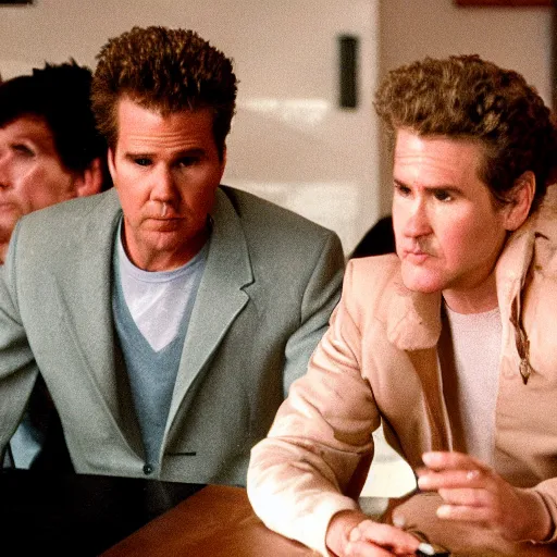 Prompt: will farrell in twin peaks