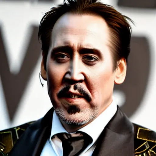 Image similar to nicholas cage as johnny depp