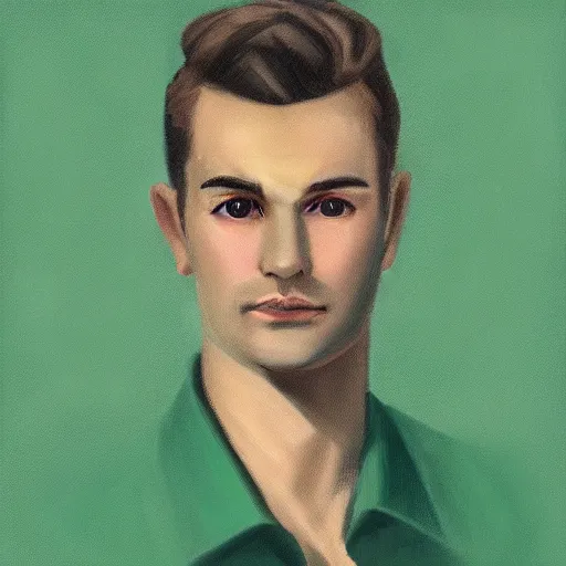 Prompt: Minty male portrait