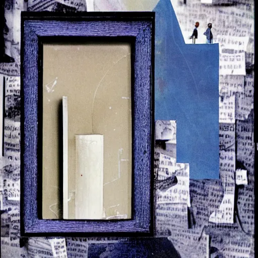 Image similar to abstract collage by joseph cornell