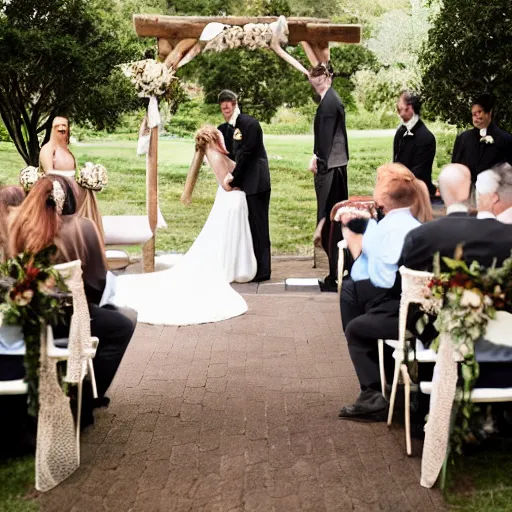 Image similar to wedding ceremony with fox