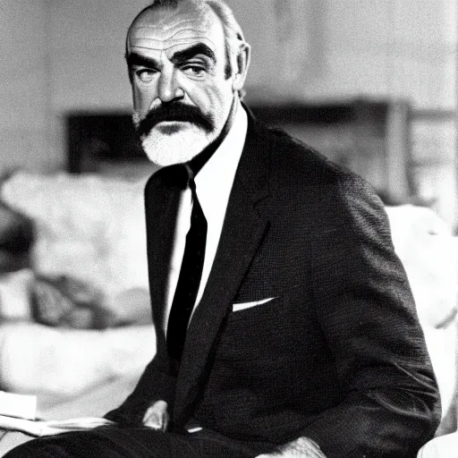 Prompt: sean connery as ruhollah khomeini