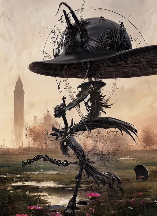 Image similar to grim reaper : : scythe and black rose : : kodachrome : : 2 d : : 3 d : : ray tracing global illumination : : insanely detailed and intricate, hypermaximalist, elegant, ornate, hyper realistic, super detailed : : by ismail inceoglu : : by john constable