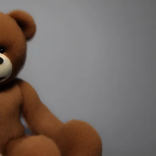 Prompt: Tom Cruise as a Teddy Bear, 4k, unreal engine 5, octane render