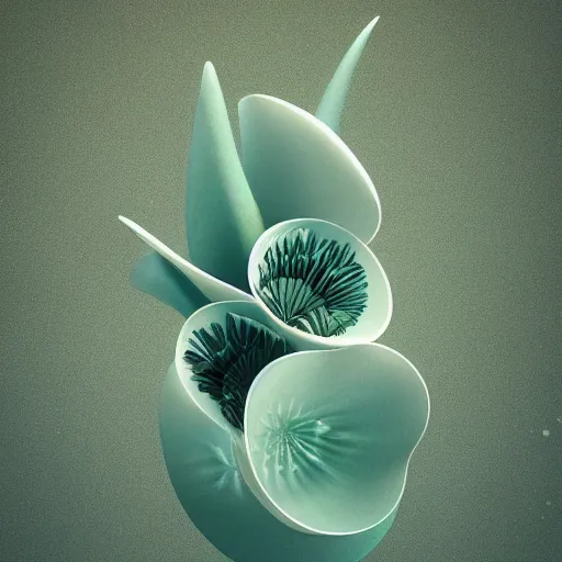 Image similar to Beautiful amazing art of aqua flora arrangement in vase, art by Alesso Baldovinetti , Interstellar, Trending on artstation, featured on Behance, octane render, vector Art, f32, from above, golden ratio, well composed, cohesive