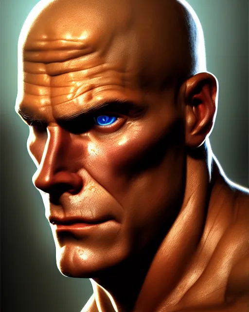 Image similar to portrait of doc savage, fantasy character portrait, ultra realistic, concept art, intricate details, highly detailed by soft light, volumetric light, misty, james bama