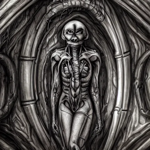 Prompt: Dark alien rituals very highly detailed HDR DSLR photo by Giger and Beksinsky trending on artstation