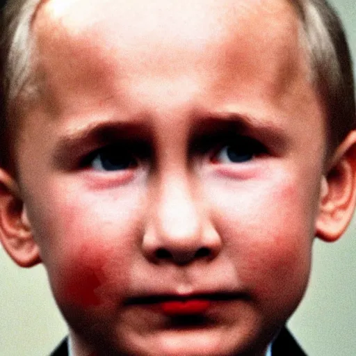 Image similar to vladimir putin as a bully kid.