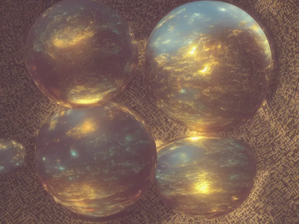 Image similar to 3 d render, sunlight study, the universe is a spheroid region 7 0 5 meters in diameter, art nouveau, by rachel ruysch and ( ( ( ( ( lisa frank ) ) ) ) ), 8 k, sharp focus, octane render