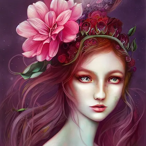 Image similar to flower princess by Anna Dittmann