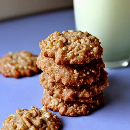 Image similar to apple made out of oatmeal cookies