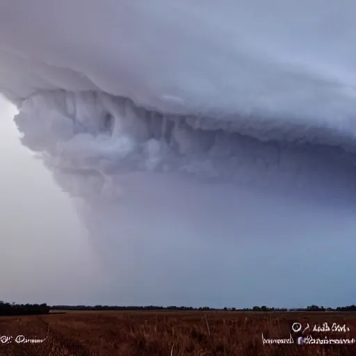 Image similar to Wall cloud on ground, mesocyclone on ground, super tornado