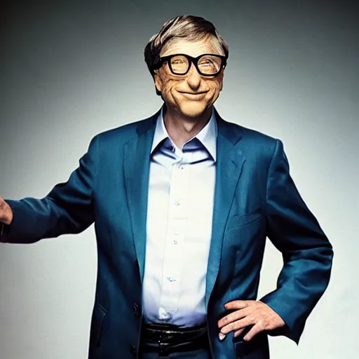 Prompt: UHD candid photo of Bill Gates dressed as Renfield, wearing extremely accurate clown makeup, accurate face, UHD, photorealistic, correct face, photo by Annie Leibowitz