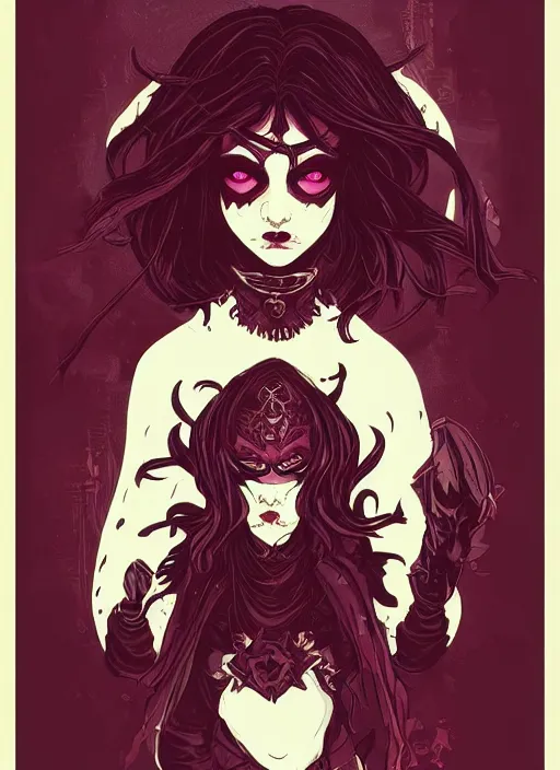 Image similar to portrait of beautifull goth maiden, cute face. dark fantasy, d & d, artstation, art by petros afshar, tom whalen, laurie greasley and greg rutkowski and ilya kuvshinov