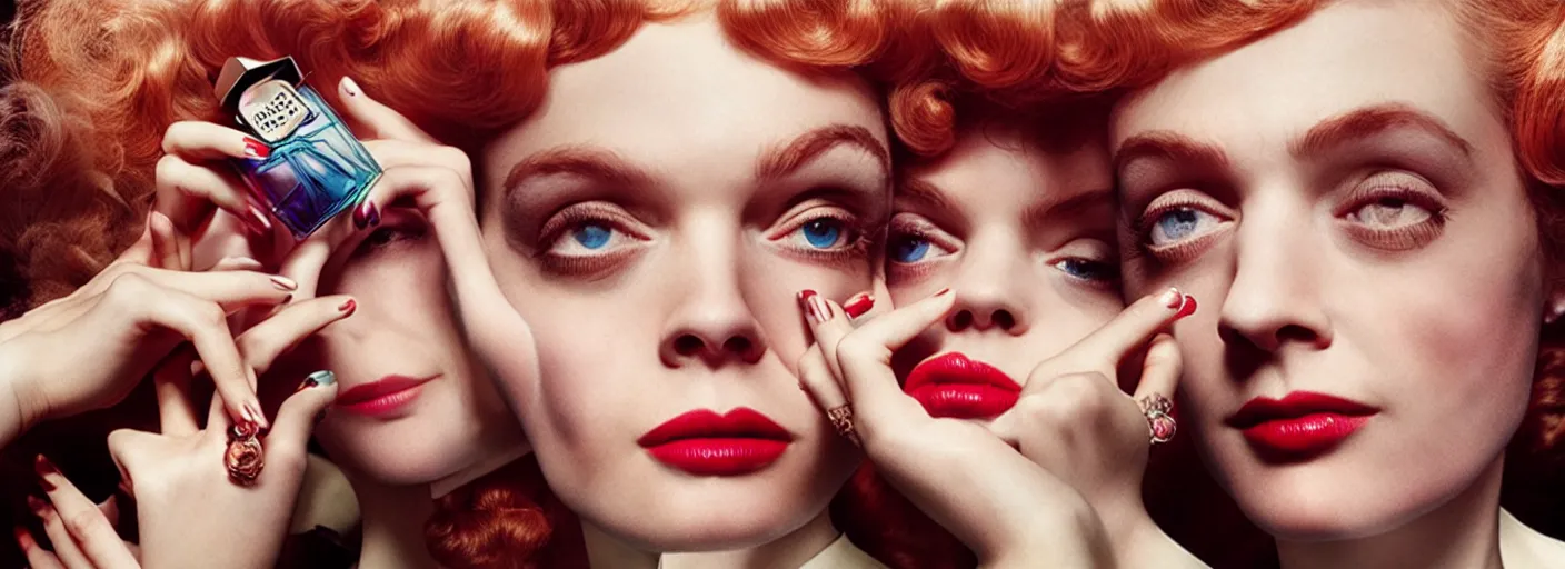 Image similar to fragrance advertising campaign by alex prager detailed, intricate