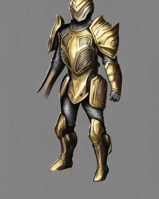 Prompt: medium armor, fantasy concept art, shiny silver with gold trim, very flat shading, smooth lines, smooth contours, clean, front view