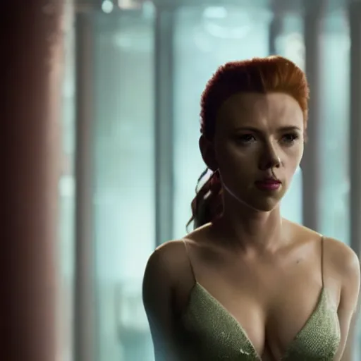 Prompt: a still of Scarlett Johansson in Altered Carbon (2018)