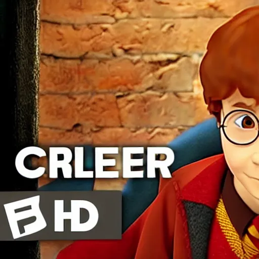 Prompt: harry potter and the sorcerer's stone, animated by pixar in 3 d hd