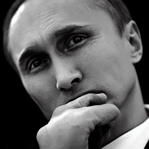 Image similar to Underwater close up portrait of Vladimir Putin by Trent Parke, clean, detailed, Magnum photos