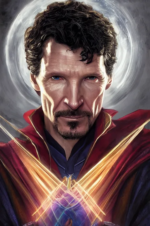 Image similar to Portrait of Todd Howard as Doctor Strange highly detailed, marvel comics, dark, digital painting, artstation, concept art, smooth, sharp focus, illustration, art by artgerm and greg rutkowski and alphonse mucha and Wayne Barlowe and Zdislav Beksinski