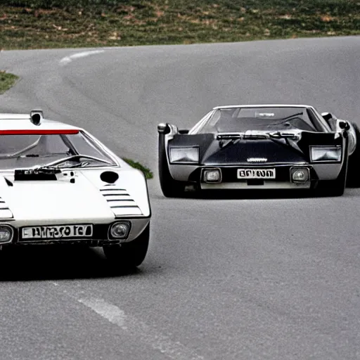 Prompt: 1966 car (((countach Audi Quattro sport))) round bulbous shapes