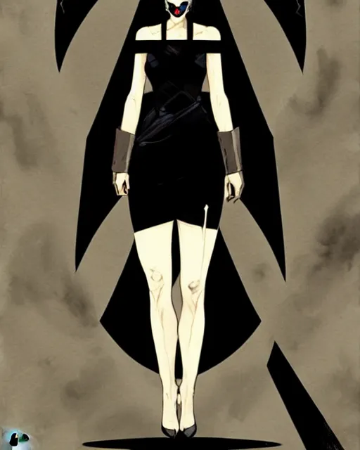 Image similar to rafael albuquerque comic art, peter mohrbacher, steve niles, phil noto, artgerm, pretty maika monroe dark witch black dress, symmetrical eyes