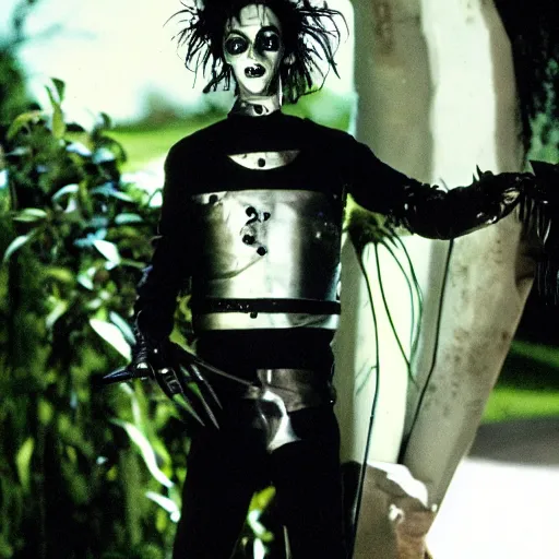 Image similar to bill murray as edward scissorhands