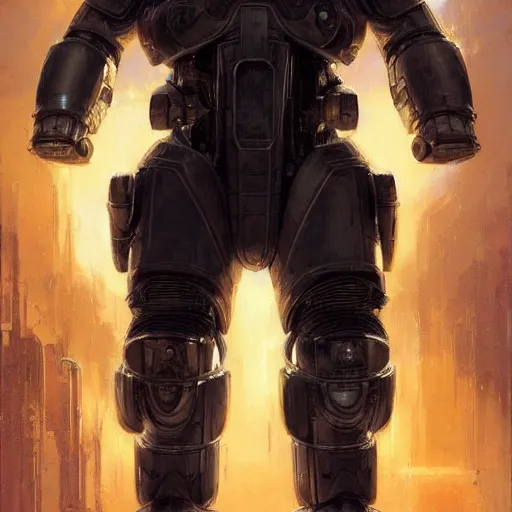 movie : the expanse martian goliath black power armor, | Stable Diffusion