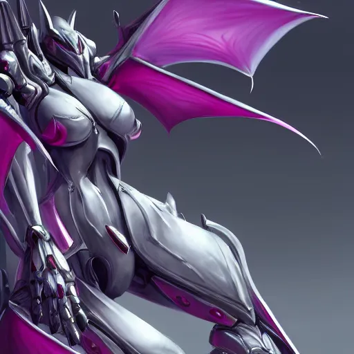 Image similar to very close up foot pov shot, detailed foot shot, feet art, hyperdetailed elegant beautiful stunning hot anthropomorphic mecha female dragon, sharp silver armor fuchsia skin, laying down showing quality mecha dragon feet at camera, furry paw, anthro paw, dragon paw, claws, detailed paws, warframe fanart, furaffinity, deviantart, ekasportal