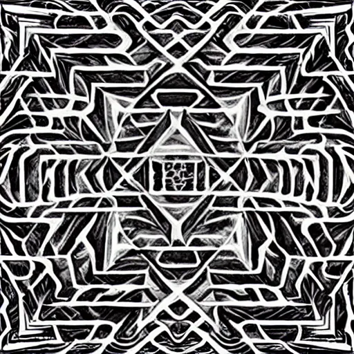 Prompt: generative art by Escher