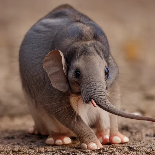 Image similar to a elephant - mouse - hybrid, animal photography