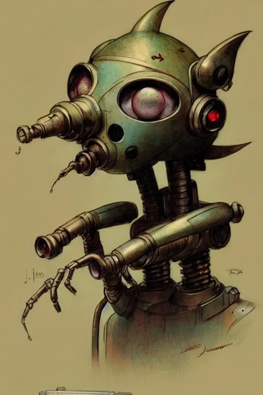 Image similar to ( ( ( ( ( 1 9 5 0 s robot goblin. muted colors. ) ) ) ) ) by jean - baptiste monge!!!!!!!!!!!!!!!!!!!!!!!!!!!!!!