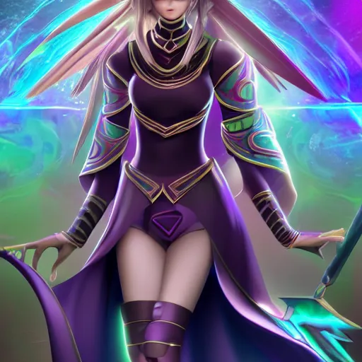 Image similar to beautiful dark magician girl, full body, mystical, ultra detailed, 4k