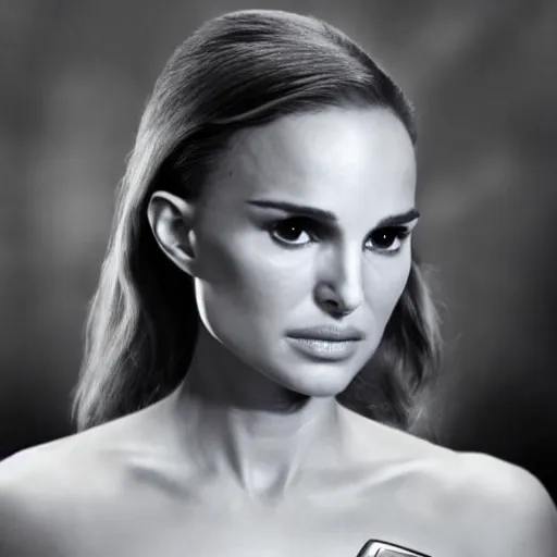 Prompt: Natalie Portman in Star Trek, (EOS 5DS R, ISO100, f/8, 1/125, 84mm, postprocessed, crisp face, facial features)