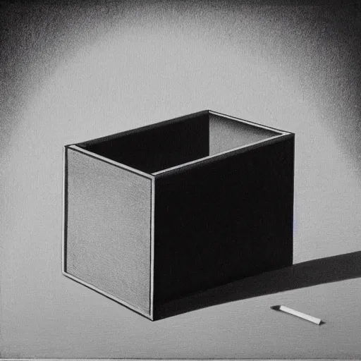 Image similar to geometric still life, Gertrude Abercrombie, highly detailed, black and white, masterpiece, trending on ArtStation, ultra realistic