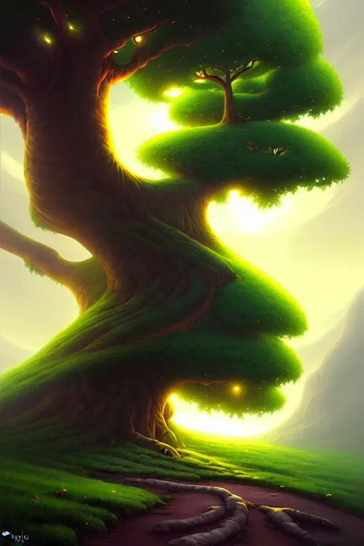 Image similar to The Great Home Tree, by Andreas Rocha