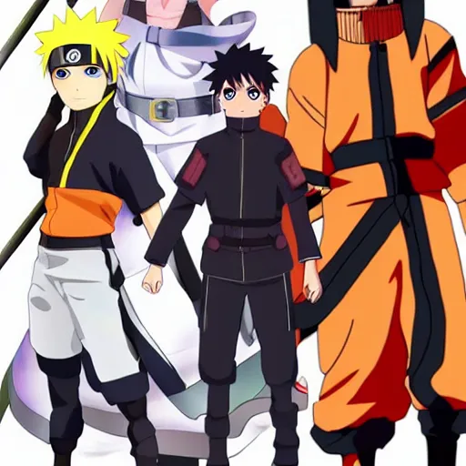 Image similar to Remi Malek as Naruto Sword Art Online Movie Adaptation